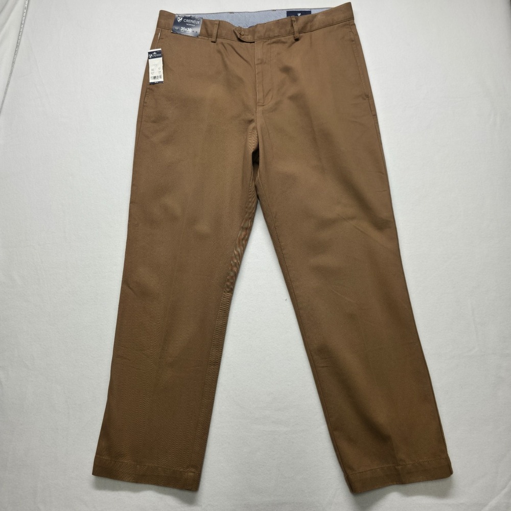 Cremieux Norfolk Men's Brown Chino Pants Size 35X30 NWT